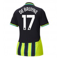 Manchester City Kevin De Bruyne #17 Gostujuci Dres za Ženska 2024-25 Kratak Rukav